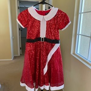 JoJo Siwa Red Christmas dress size 10 EUC